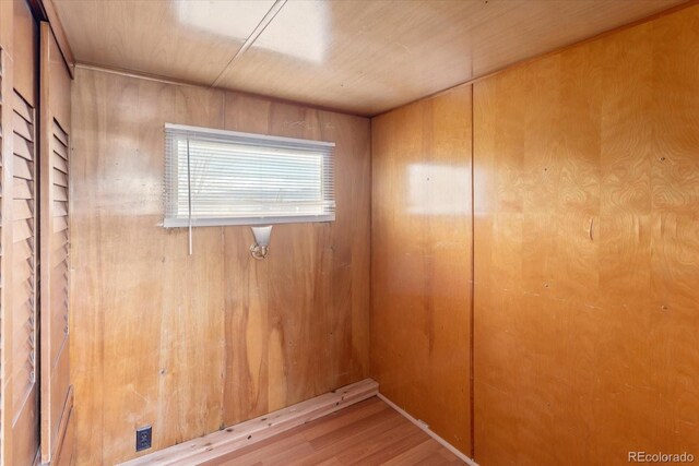 8005 W US Highway 50, Salida, CO 81201 - spare room with wood walls and wood finished floors