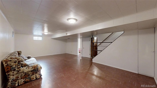 820 Cottonwood Ave, Centennial, CO 80121 - basement with baseboards