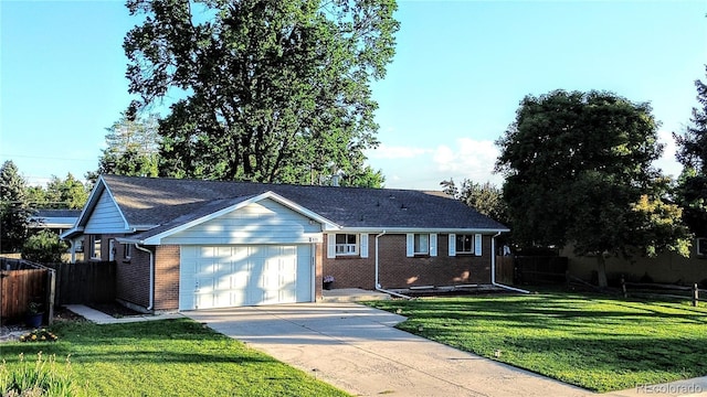 820 Cottonwood Ave, Centennial, CO 80121 - single story home with a garage, brick siding, and concrete driveway