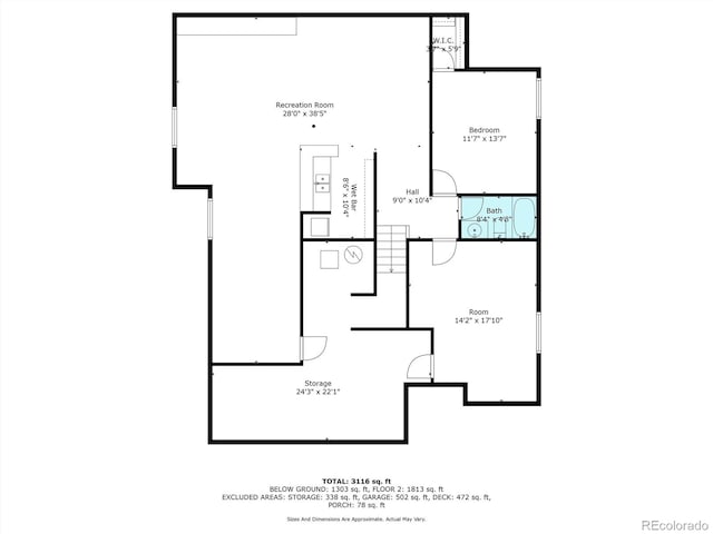 15851 Deer Ridge Dr, Morrison, CO 80465 - home floor plan
