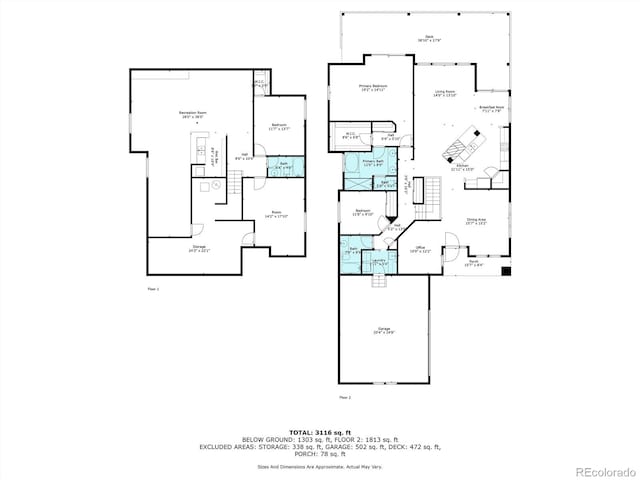 15851 Deer Ridge Dr, Morrison, CO 80465 - room layout