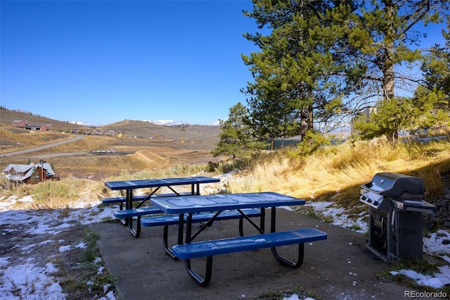 surrounding community featuring a mountain view