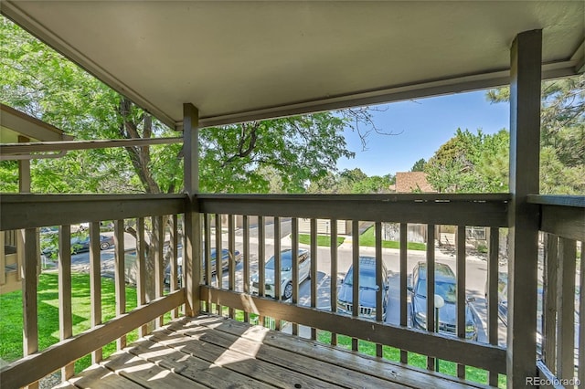 1830 S Pitkin Cir Unit B, Aurora, CO 80017 - view of wooden terrace