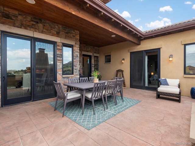 17121 Snow Creek Ln, Morrison, CO 80465 - view of patio / terrace