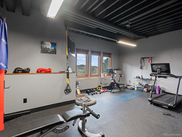 17121 Snow Creek Ln, Morrison, CO 80465 - view of workout area