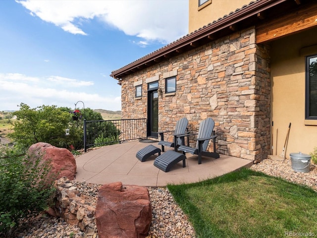 17121 Snow Creek Ln, Morrison, CO 80465 - view of patio
