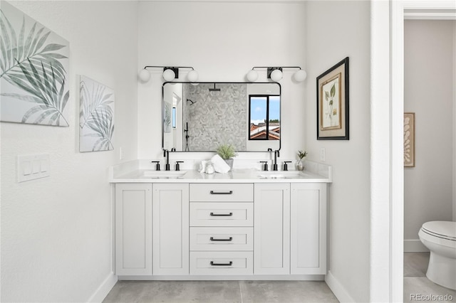 5569 Willow Springs Dr, Morrison, CO 80465 - full bath with double vanity and a shower