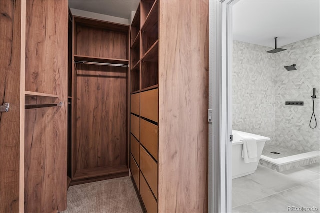 5569 Willow Springs Dr, Morrison, CO 80465 - bathroom with a tile shower
