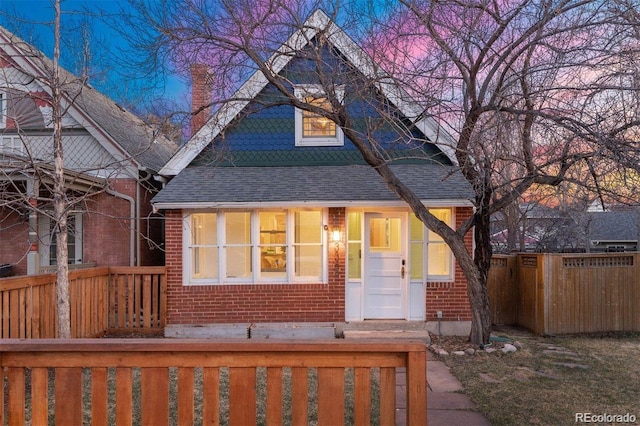 3346 W 30th Ave, Denver, CO 80211 - view of front of home with brick siding and a shingled roof