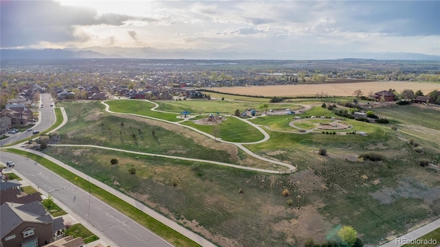 13664 Cherry St, Thornton, CO 80602 - drone / aerial view with a mountain view