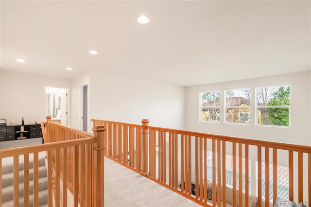 13664 Cherry St, Thornton, CO 80602 - hallway with recessed lighting and carpet