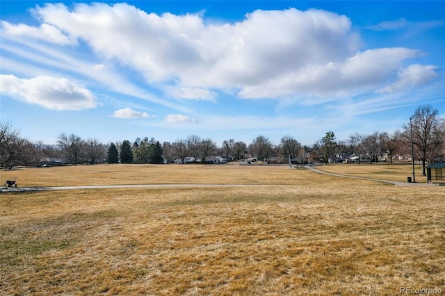 view of home's community featuring a yard
