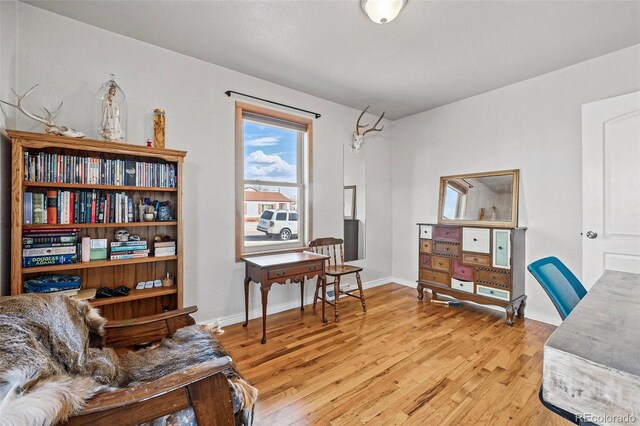 1730 W 51st Ave, Denver, CO 80221 - office featuring light wood-type flooring and baseboards