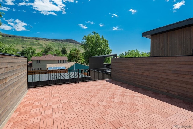21 Washington Ave, Golden, CO 80403 - view of patio featuring a mountain view