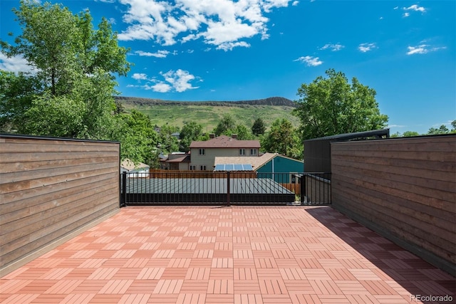 21 Washington Ave, Golden, CO 80403 - gate featuring a mountain view