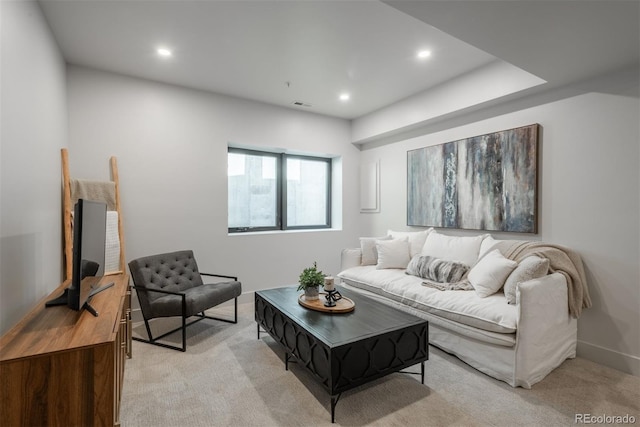 21 Washington Ave, Golden, CO 80403 - living room with light colored carpet and recessed lighting