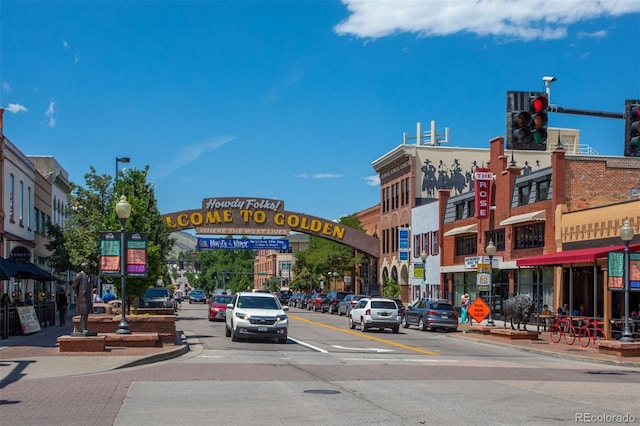 21 Washington Ave, Golden, CO 80403 - view of asphalt street with street lights, curbs, and sidewalks
