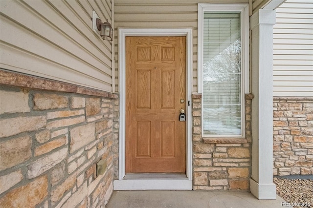 view of entrance to property