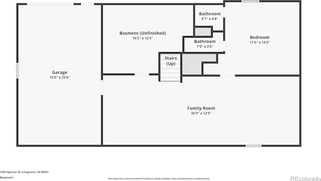 1026 Spencer St, Longmont, CO 80501 - view of room layout