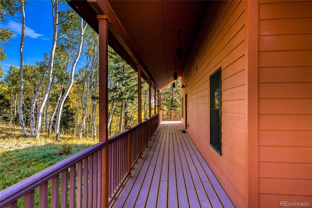 180 Ridge Rd, Cimarron, CO 81220 - view of wooden deck