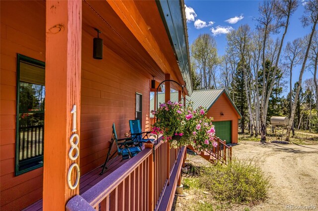 180 Ridge Rd, Cimarron, CO 81220 - view of property exterior featuring a garage