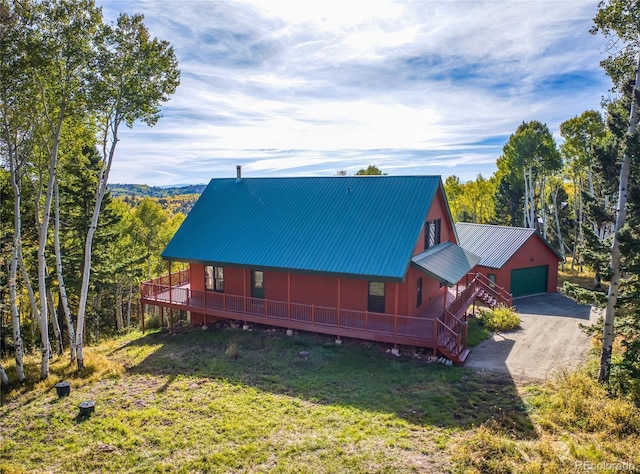 180 Ridge Rd, Cimarron, CO 81220 - aerial view of property and surrounding area