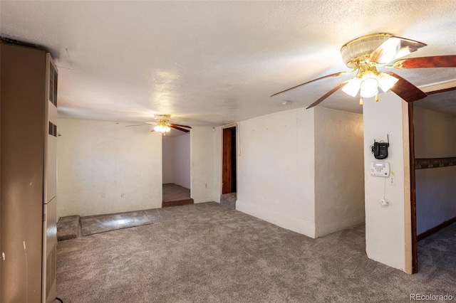 379 Sisneros St, Center, CO 81125 - carpeted spare room with a ceiling fan and a heating unit