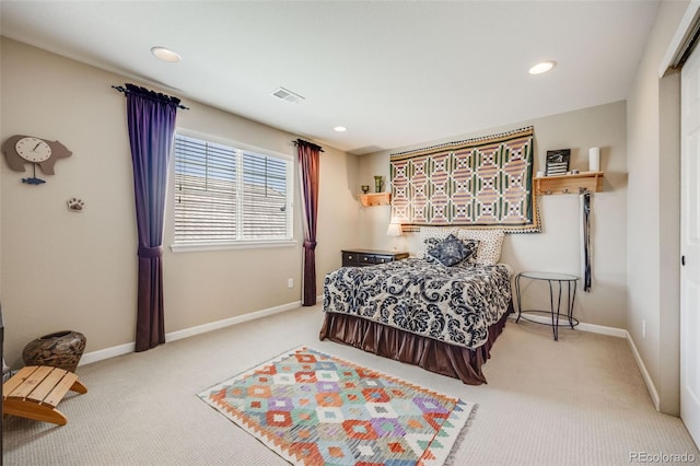 26764 E Canyon Ave, Aurora, CO 80016 - bedroom featuring carpet flooring, recessed lighting, and baseboards