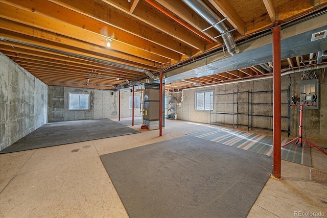 32800 E 137th Way, Brighton, CO 80603 - below grade area featuring heating unit and healthy amount of natural light