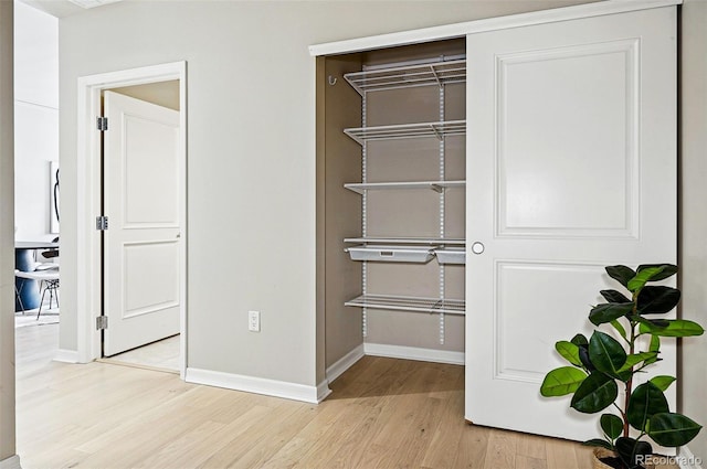 view of closet