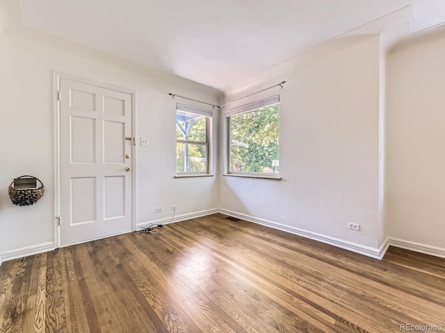 2102 S Pearl St, Denver, CO 80210 - entryway with wood finished floors