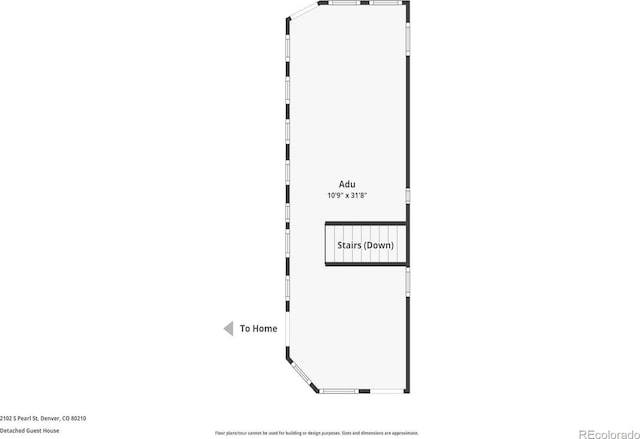 2102 S Pearl St, Denver, CO 80210 - view of home floor plan