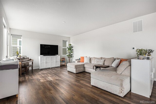 1408 Brookfield Pl, Lafayette, CO 80026 - living room with dark wood-type flooring