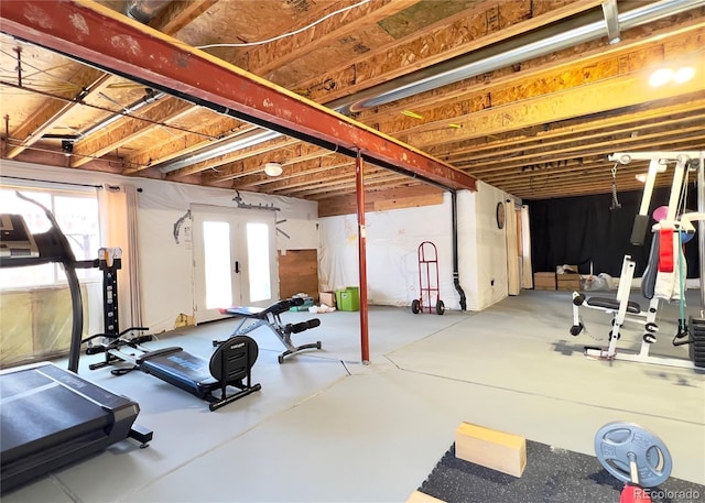 view of exercise room