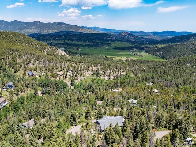 6882 Snowshoe Trl, Evergreen, CO 80439 - bird's eye view of mountains