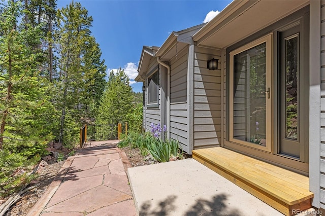 6882 Snowshoe Trl, Evergreen, CO 80439 - view of patio