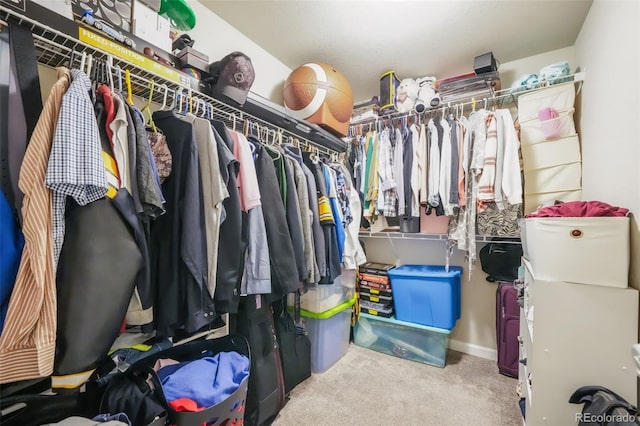 4026 Tiberias Pt, Colorado Springs, CO 80916 - spacious closet featuring carpet