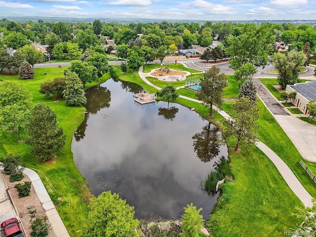 12625 W 66th Cir, Arvada, CO 80004 - aerial view of a nearby body of water and a tree filled landscape