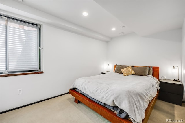 2801 Lawrence St, Denver, CO 80205 - carpeted bedroom featuring recessed lighting