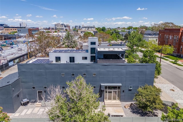 2801 Lawrence St, Denver, CO 80205 - drone / aerial view