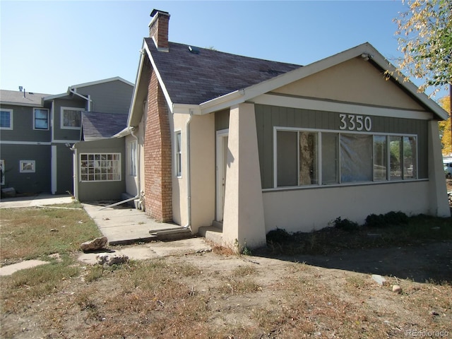 view of back of property