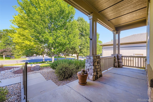 16626 Las Brisas Dr, Broomfield, CO 80023 - view of covered porch