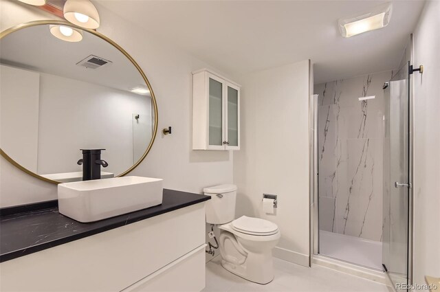 10295 E Evans Ave Unit 114, Aurora, CO 80247 - bathroom with a marble finish shower and vanity
