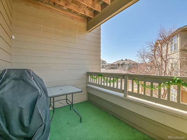 balcony with grilling area