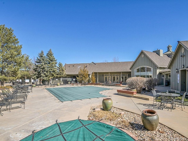 pool featuring a patio