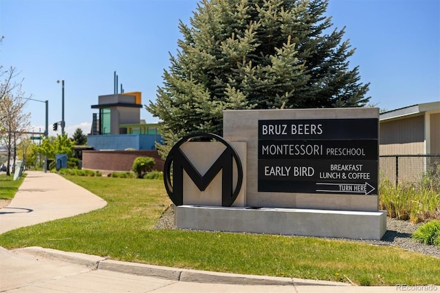1340 W 68th Ave, Denver, CO 80221 - community sign with a lawn