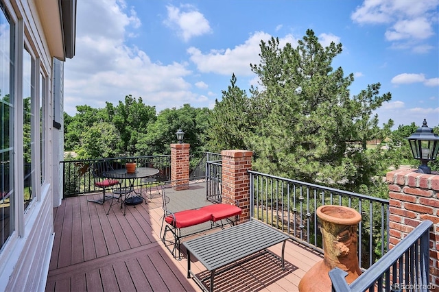 9416 Kemper Dr, Lone Tree, CO 80124 - view of wooden terrace