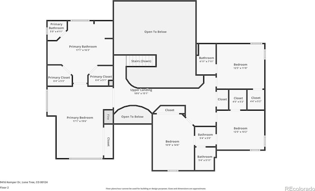 9416 Kemper Dr, Lone Tree, CO 80124 - view of room layout