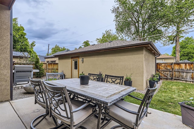 1410 S Elizabeth St, Denver, CO 80210 - view of patio featuring outdoor dining space