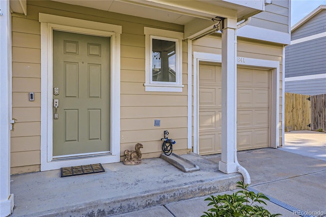 view of property entrance